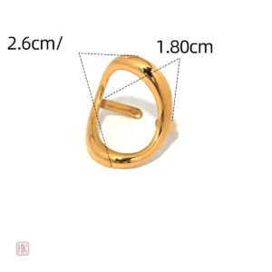 Bijou tendance : bague ouverte pour un look chic et élégant