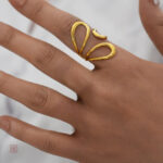 Bague ouverte géométrique tendance pour femme