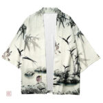 Veste kimono homme, design estival pour la plage