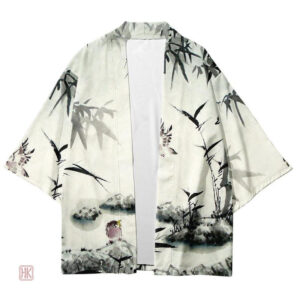 Veste kimono homme, design estival pour la plage