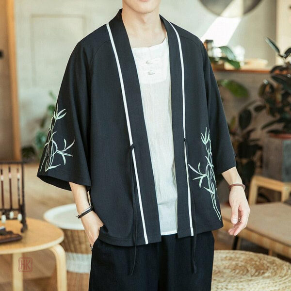 haori-kyoto-homme-1 Haori homme Kyoto, veste kimono traditionnelle pour homme