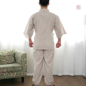 Kimono homme blanc, style traditionnel confortable