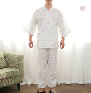 Pyjama Jinbei masculin, design classique et léger