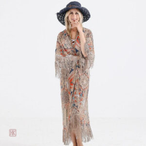 Kimono à franges pour un style décontracté