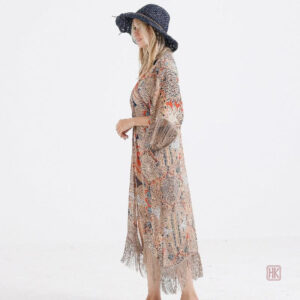 Kimono chic avec franges pour l'été