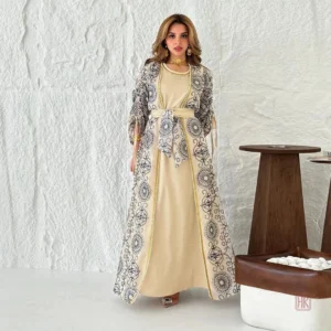 Abaya kimono pour occasions spéciales