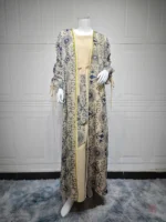 Ensemble kimono abaya chic et raffiné