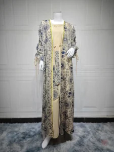 Ensemble kimono abaya chic et raffiné