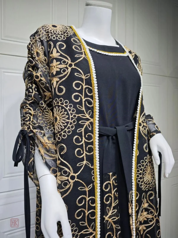 Ensemble abaya kimono pour une allure sophistiquée