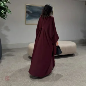Kimono Abaya ample à lacet