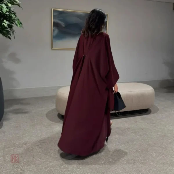 kimono-abaya-a-lacet-ample-1 Kimono Abaya ample à lacet