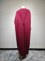 Abaya légère à lacet pour femme