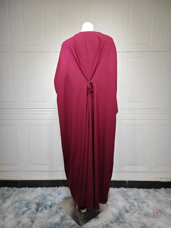 Abaya légère à lacet pour femme