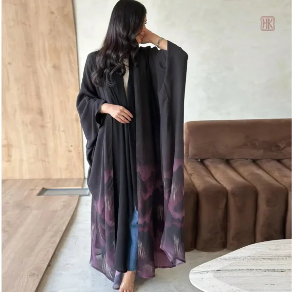 kimono-abaya-a-motifs-elegants-1 Kimono Abaya à Motifs Élégants