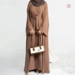 Kimono Abaya élégant avec robe assortie