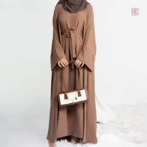 Kimono Abaya élégant avec robe assortie