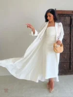Abaya brodée, style chic et raffiné