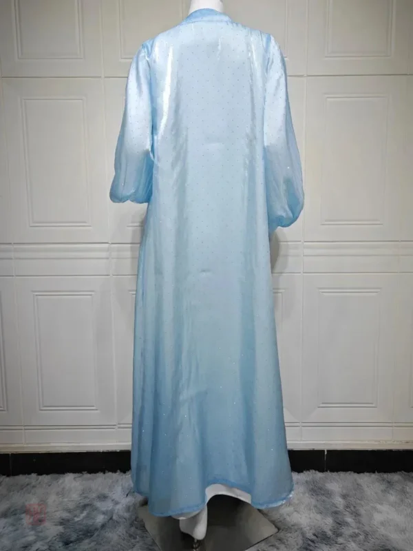 Kimono chic en teinte bleue