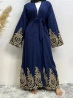 Kimono Abaya Luxe Bleu