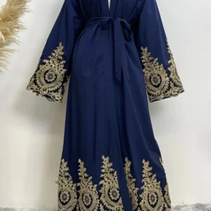 Kimono Abaya Luxe Bleu