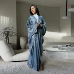 Kimono Abaya Maxi Bleu