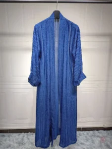 Vêtement traditionnel, Kimono Abaya bleu pour un style unique
