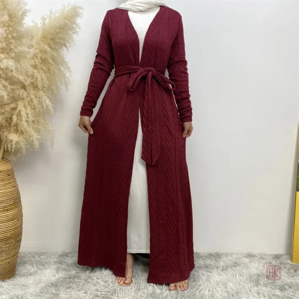 kimono-abaya-bordeaux-cardigan-1 Kimono Abaya Bordeaux élégant et moderne