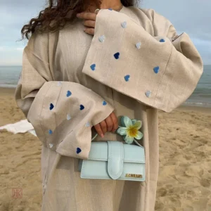 Abaya Kimono en Lin léger et respirant