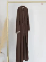 Abaya kimono avec design raffiné