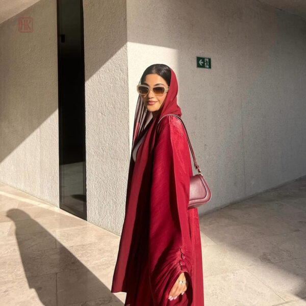 Kimono Abaya Femme Rouge élégant pour un style raffiné