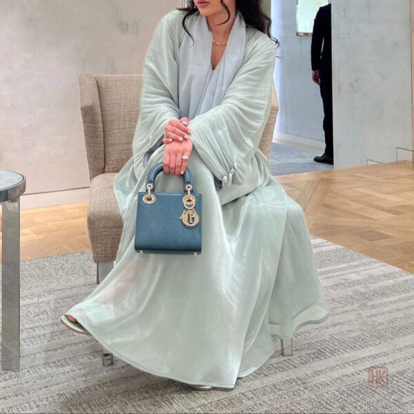 Abaya kimono fluide, parfait pour les occasions décontractées