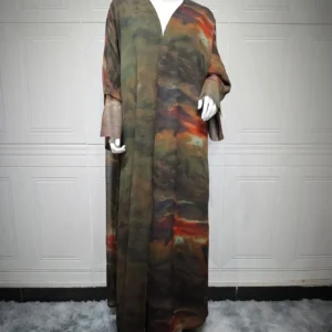 Abaya en coton confortable et stylée pour toutes occasions
