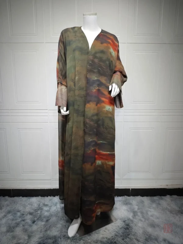 Abaya en coton confortable et stylée pour toutes occasions