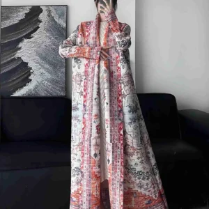 Kimono Abaya Long Rose Chic