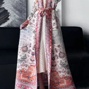 Abaya rose chic pour un look élégant