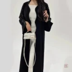 Abaya Kimono élégante avec broderies raffinées