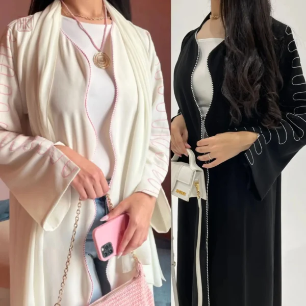 Mode moderne, abaya kimono pour occasions spéciales