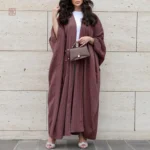 Abaya style kimono avec manches larges