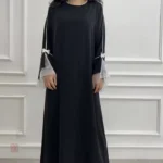 Kimono Abaya avec manches en dentelles élégantes
