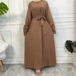 Kimono Abaya Marron Clair Stylé