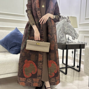 Kimono marron raffiné pour un style élégant