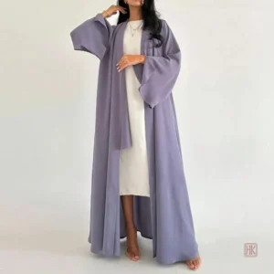 Kimono Abaya Mauve Raffinée