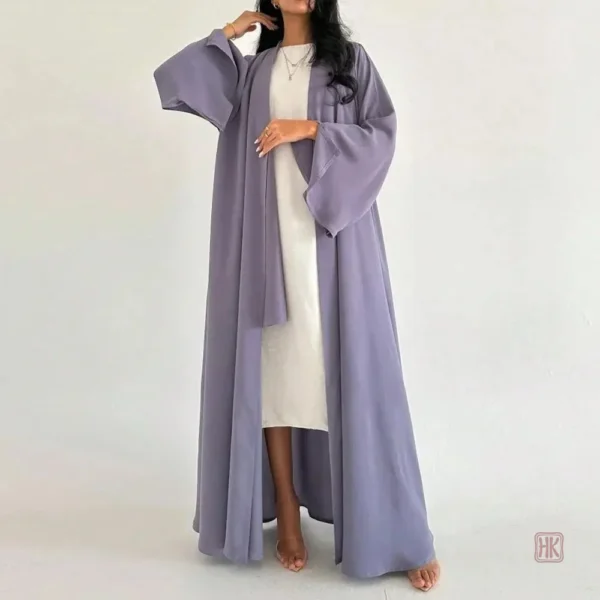 Kimono Abaya Mauve Raffinée