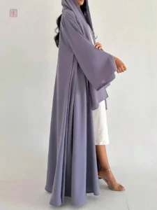 Vêtement d'extérieur kimono chic en mauve