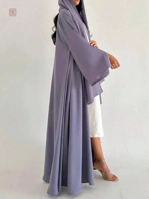 Vêtement d'extérieur kimono chic en mauve