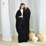 Élégante abaya kimono avec sequins