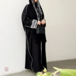 Abaya Kimono élégante en noir