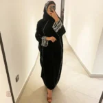 Kimono noir pour occasions spéciales