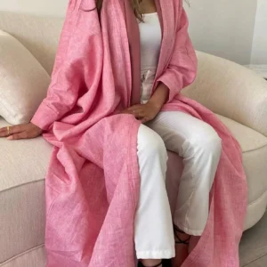 Abaya Rose élégante pour un look décontracté