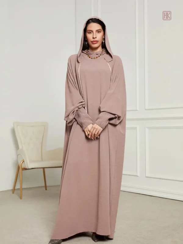 kimono-abaya-rose-epure-1 Kimono Abaya Rose Épuré élégant et moderne